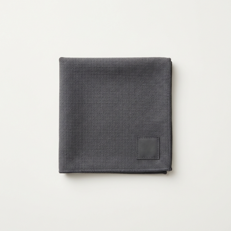 Fibrae Original waffle microfiber towel, 380 GSM, folded